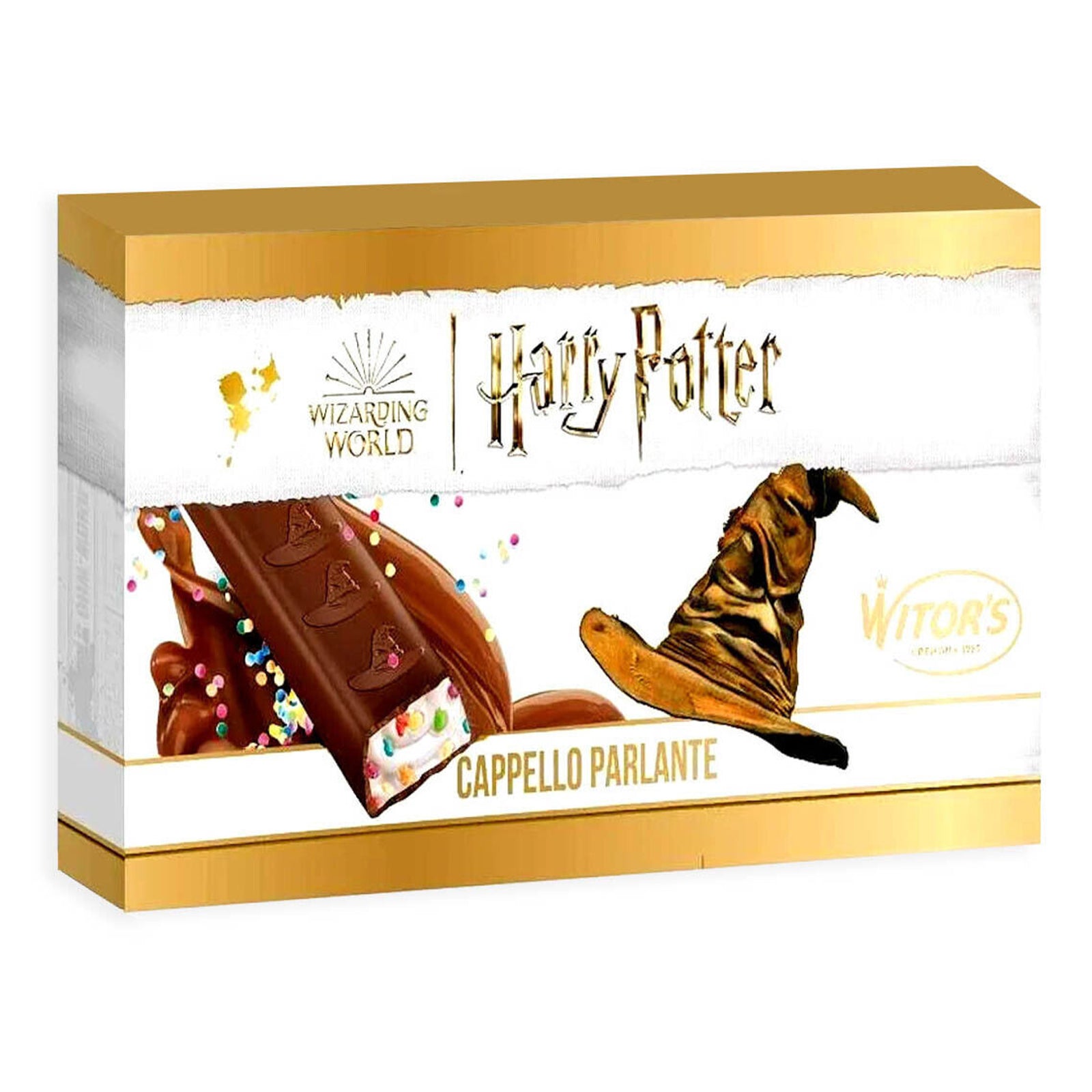 Harry Potter Cappello Parlante Barretta di Cioccolato al Latte 16 pz x –  CoCoCIOK