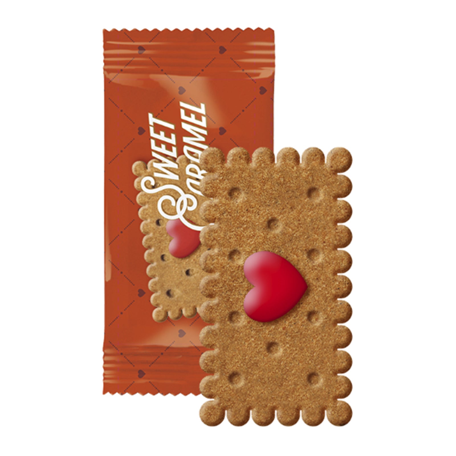 Sweet Break Caramel Biscotti Monoporzione Confezione da 25 pezzi
